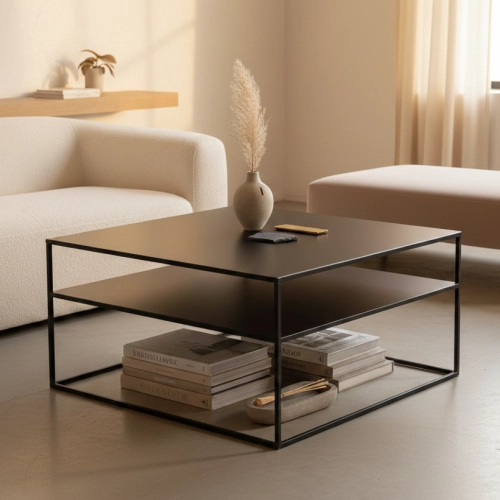 STOLIK KAWOWY CZARNY STK-153